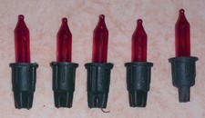 5 ampoules de rechange pour guirlandes de noël 100 roses lampes Lumineux