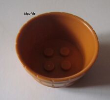 Lego 4424 Barrel Seau Bassine Orange du Fabuland 3710 A36