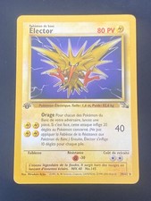 CARTE POKEMON ELECTOR 30/62 EDITION 1 FR RARE WIZARDS FOSSILE - TBE/EXC