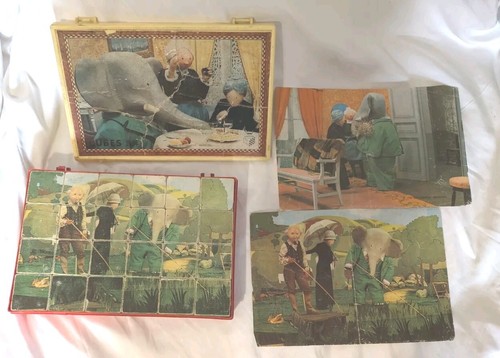 Jeu cubes babar lestés au - jeu, de