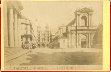J. Chapuis, France, Dijon, Théâtre St. Michel et l'Eglise St. Etienne Vinta