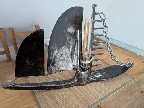 Lampe artisanale industrielle - lampe,