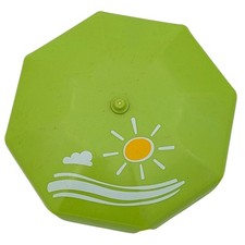 Playmobil parasol vert maison