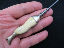 RARE ANCIEN FIN CROCHET à