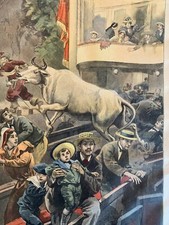 LE PETIT JOURNAL - UN BOEUF DANS UN THEATRE - FAIT DIVERS - 1897