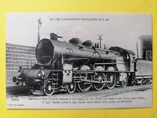 CPA TRAIN Type Pacific LOCOMOTIVE à VAPEUR de 1911 FRENCH Railway Chemin de Fer