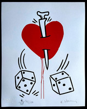 Keith Haring Lithographie COA