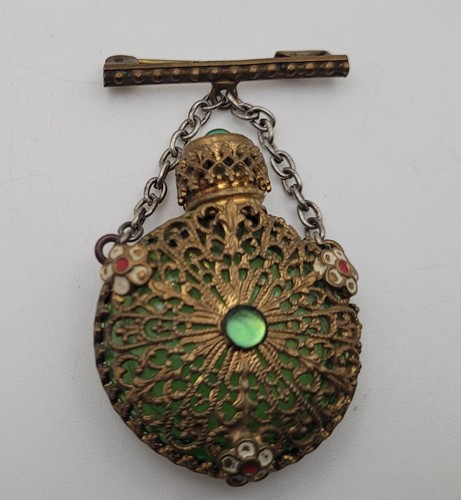 Ancien flacon parfum broche - flacon,