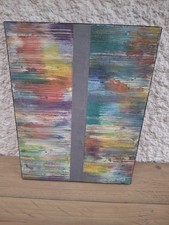 Œuvre De Aykaz Arzumanyan Signé TELEPORT 2018  Sur Toile Sur Châssis 