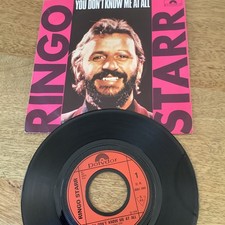 45 Tours Ringo Starr You Don't Know Me At all France 1976 Vinyl