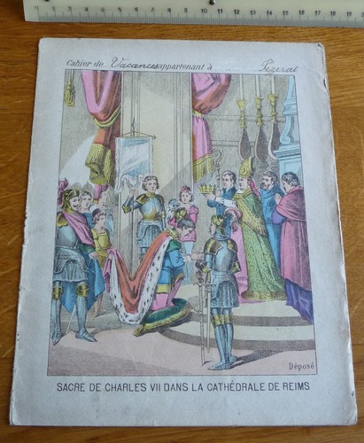 Ancien protège cahier - ancien, protège-cahier