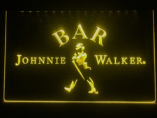 BAR Johnnie Walker Whisky LED enseigne lumineuse néon décoration cadeau pour ...