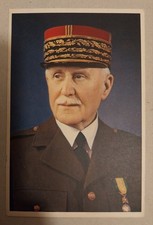 GUERRE- VICHY- CPA MARECHAL PHILIPPE PETAIN CHEF DE L'ETAT FRANCAIS- MILICE