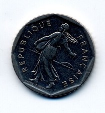 FRANCE LOT DE 5 PIECES DE 2 FRANCS -  SEMEUSE - 1979 - 1981 - 1982