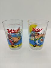 Lot 2 Verres Astérix Et Obélix Maille 1989 Collection Type Amora