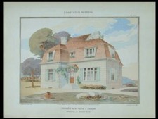 SAINT PIERRE DES NIDS (MAYENNE), MAISON - 3 PLANCHES 1913 - EDOUARD BOILOT