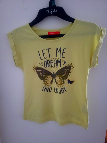 Shirt jaune let - t-shirt, and