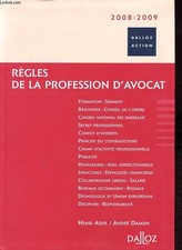 Règles de la profession