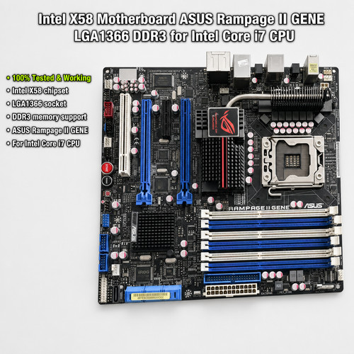 Intel x58 motherboard - intel, asus