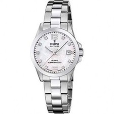 Montre Festina Femme F20049/7 – Élégance Suisse En Acier Argenté