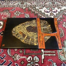 Ilda Reis portuguesa Technique mixte Sur Bois vers 1960/70 Bel État Rarissime !