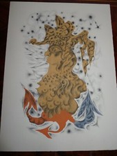 Rare Lithographie Originale de