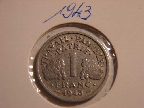 France franc etat francais - .,
