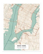 New York City Cartes Art Mural