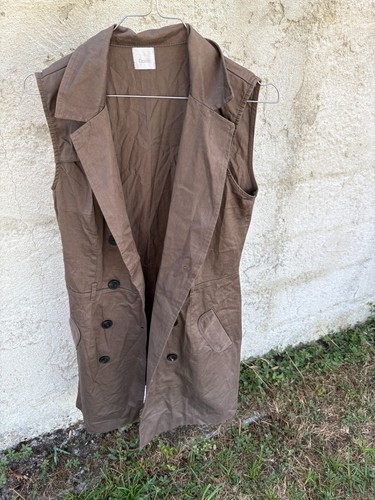 Long gilet sans manches
