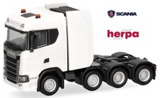 Scania CS 20 HD Tracteur lourd 8x4 blanc  - Herpa - 1/87 (Ho)