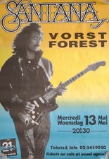 affiche Originale Santana