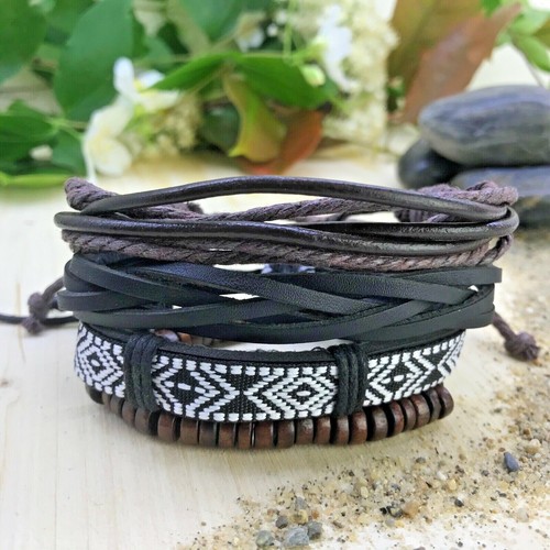 Ensemble bracelets homme - ensemble,