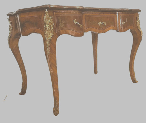 Bureau plat louis bois - en,