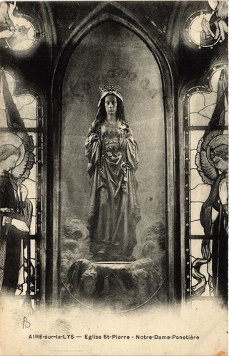 Cpa aire sur lys église - cpa, aire-sur-la-lys