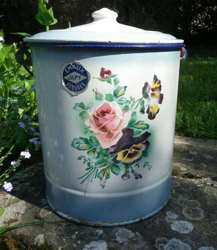 Ancien seau tôle - ancien,