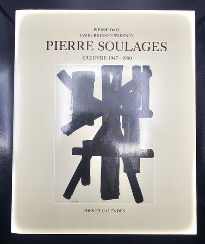 Pierre soulages œuvre - pierre,