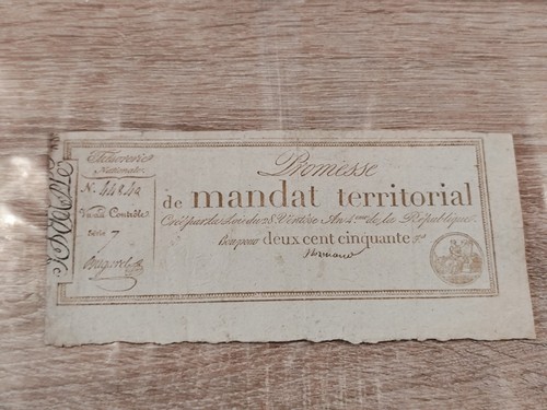 Billet promesse mandat - de,