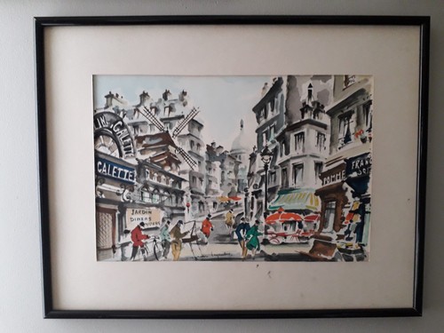 Tableau ancien représentant