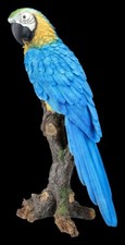 Figurine de Jardin Perroquet XL - Ara Gelbbrustara - HotAnt Déco Statue Oiseau