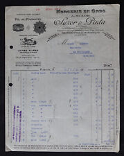 Facture PARIS 1919 MERCERIE EN