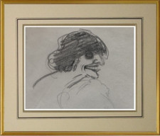 GEORGES GOURSAT dit SEM (1863-1934) DESSIN ORIGINAL LA COMTESSE SFORZA (391)