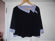 Pull 2 en 1, marque "Bréal", taille 4, bleu marine