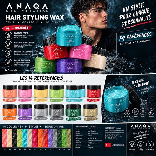 Anaqa men creation - creation/, hair