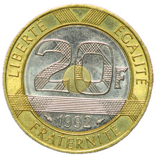 #17748 - 20 francs 1992 SUP