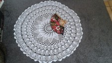 Grand napperon crochet 90 cm