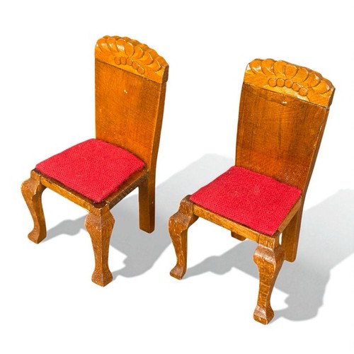 Lot chaises miniatures bois - 2,