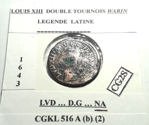 Louis xiii double tournois - -,