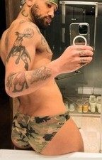 New Men's Sexy Army Green Camo