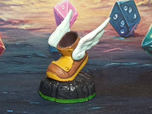 Winged boots figurine - winged,