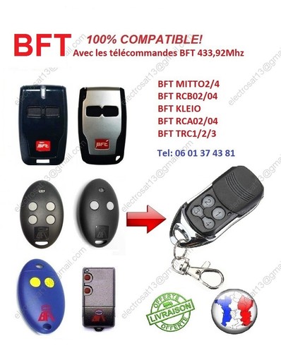 Télécommande compatible bft - compatible,